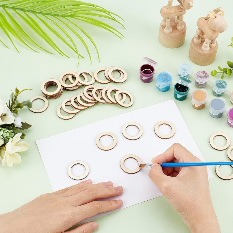 دوائر خشبية طبيعية غير مكتملة  - مراجعة Wood Ring Blank وسعره