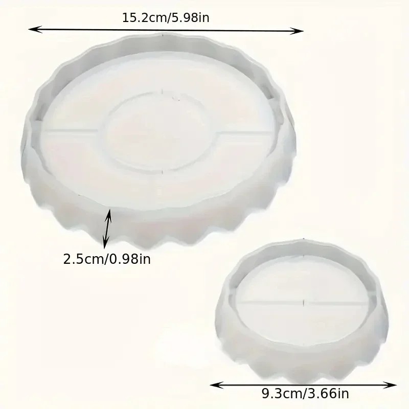 قوالب سيليكون رائعة لصنع صواني - مراجعة Coaster Mold Round وسعره
