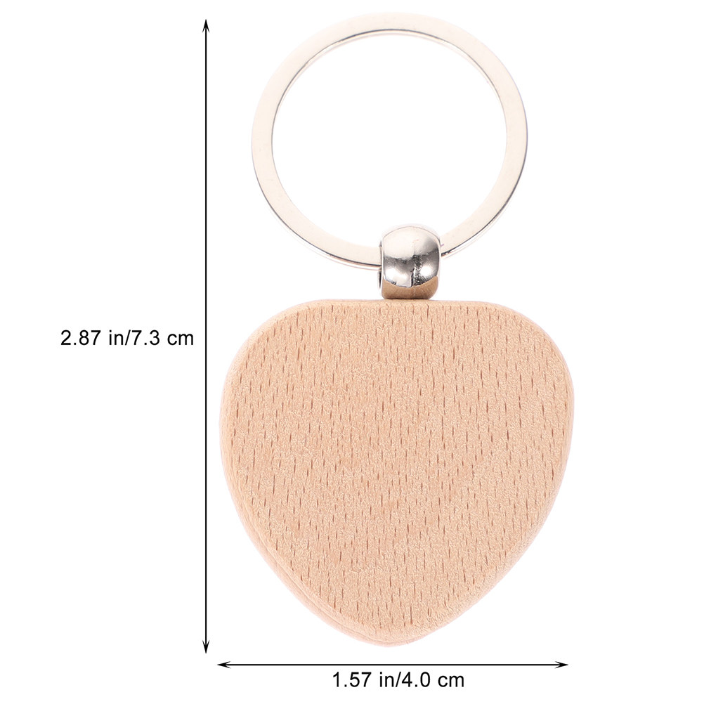 12 قطعة من حلقات المفاتيح الخش - مراجعة Wood Ring Blank وسعره