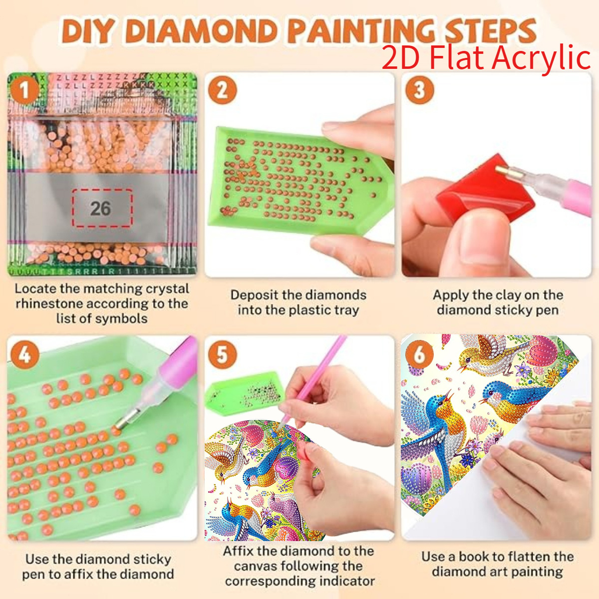 طقم رسم بالألماس ثنائي الأبعاد - مراجعة Resin Craft For Beginners وسعره