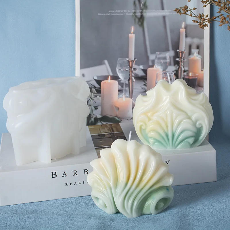 قوالب سيليكون على شكل صدف البح - مراجعة Resin Ocean Wave Mold وسعره